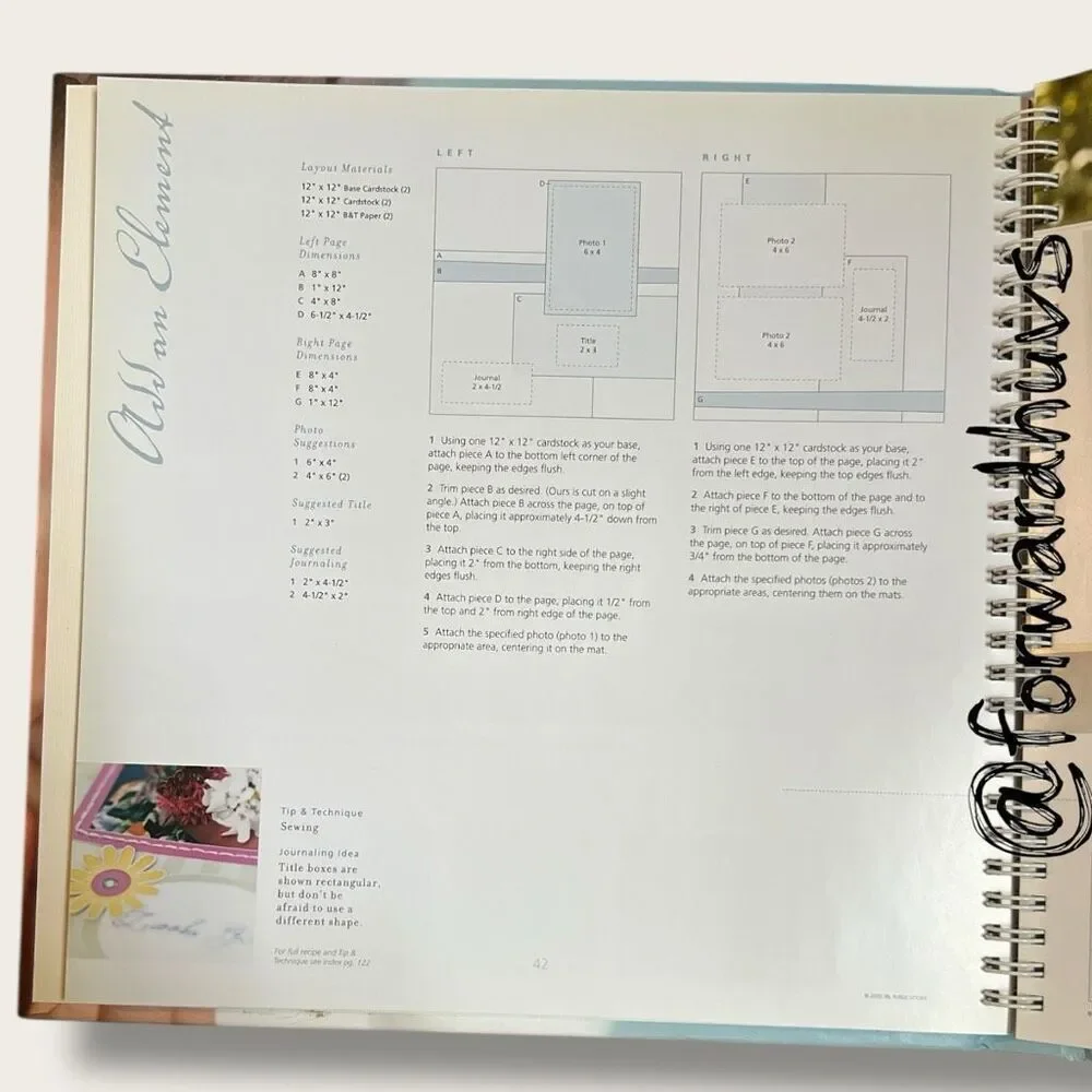 Cherish by Jeanette R. Lynton – 2005 Scrapbook Layout Guide – JRL Publications